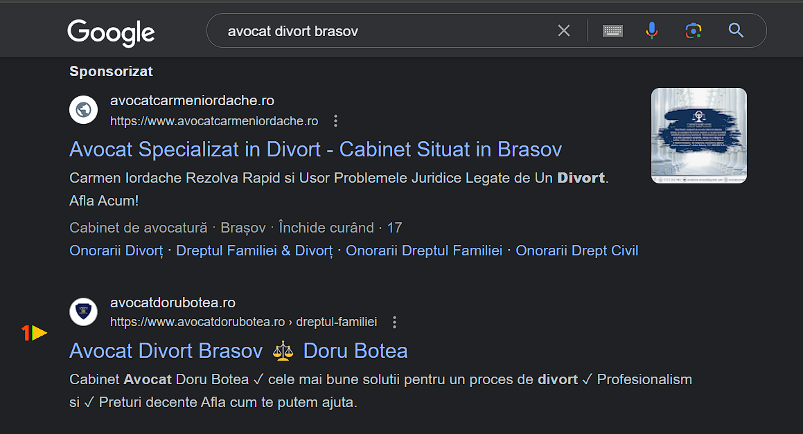 Avocat Divort Brasov Exemplu Cautare Google